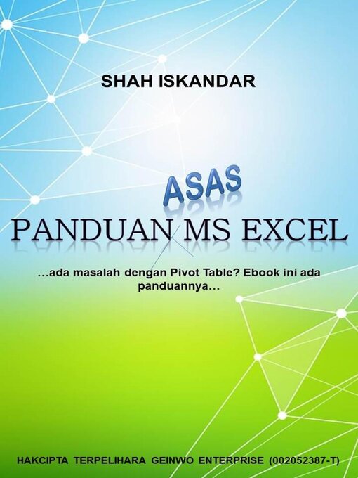 Title details for Panduan Asas MS Excel by SHAH ISKANDAR - Available